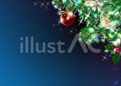 クリスマスツリーのグラデーション背景