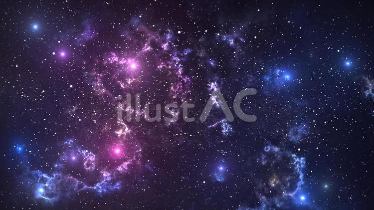 宇宙・星空の背景素材45 宇宙,キラキラ,コスモのイラスト素材