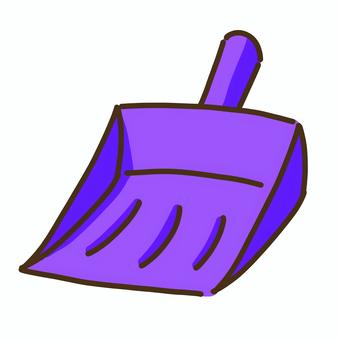 紫色のちり取り 紫色のちり取り ちり取り,道具,掃除道具,掃除,紫のイラスト素材