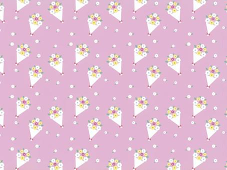 フラワーブーケのシームレスパターンピンク フラワーブーケのシームレスパターンピンク 花束,ブーケ,花柄,植物,花屋,ギフト,お祝い,プレゼント,ラッピングペーパー,柄のイラスト素材