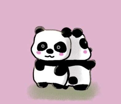 Panda, JPG Panda, panda, gemini, handwriting, JPG