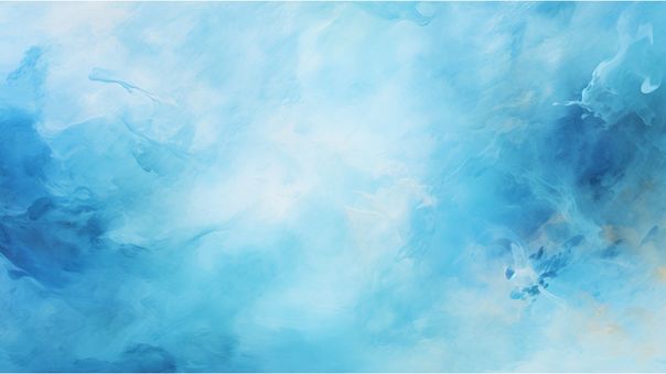 Watercolor sky blue background A2, watercolor, gradation, it's beautiful, JPG and PNG