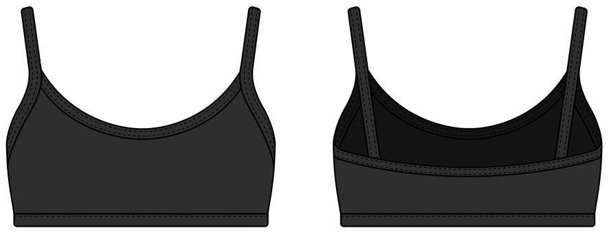 ブラトップ・スポーツブラ イラスト ブラトップ,ブラジャー,スポーツブラ,スポーツ,女性,アパレル,テンプレート,フィットネス,運動,カジュアルのイラスト素材