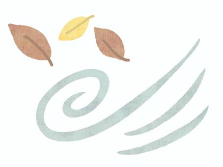 木枯らしの風イメージ 木枯らしの風イメージ 風,木枯らし,木の葉,吹く,散る,葉っぱ,枯葉,落ち葉,晩秋,初冬のイラスト素材