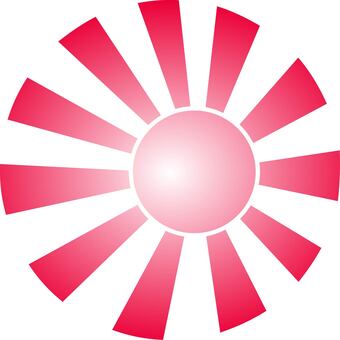 初日の出 太陽,初日の出,日の出,晴れ,天気,暑い,お天道様,真夏日,夏日,お日様のイラスト素材