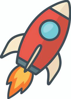 ロケット ロケット,宇宙,乗り物,飛行,打ち上げ,宇宙船,ベクターのイラスト素材