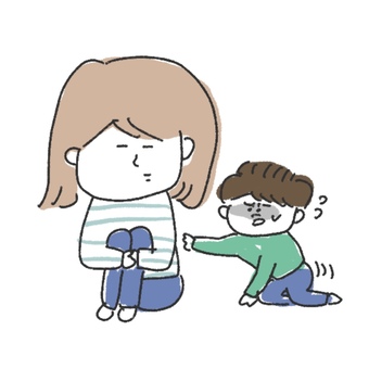 Illustration, paternidad, hijo, niños, 