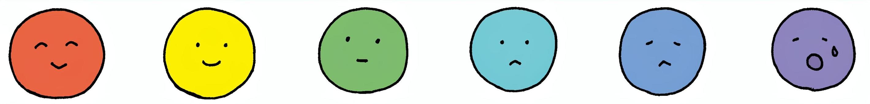 表情六段階 フェイススケール,顔,6段階,6種類,セット,アイコン,気分,ストレス,体調変化,評価のイラスト素材