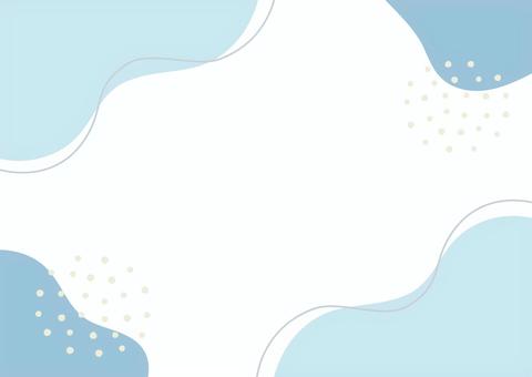 冬のカラーのおしゃれな背景 冬,背景,フレーム,枠,シンプル,飾り枠,おしゃれ,手描き,かわいい,12月のイラスト素材