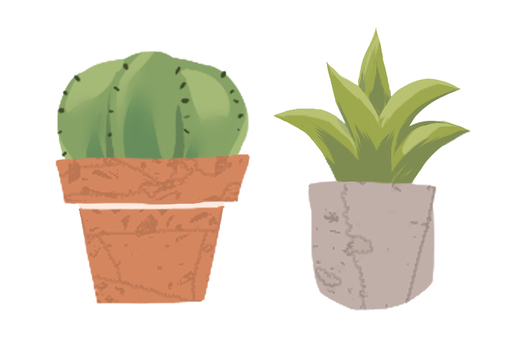 観葉植物・緑・鉢・サボテン サボテン,観葉植物,植物,緑,アイコンのイラスト素材