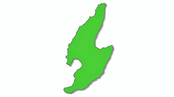 島の地図　佐渡島 佐渡島,地図,新潟,島,新潟県,資料用,ワンポイント,地方,地域,地理のイラスト素材