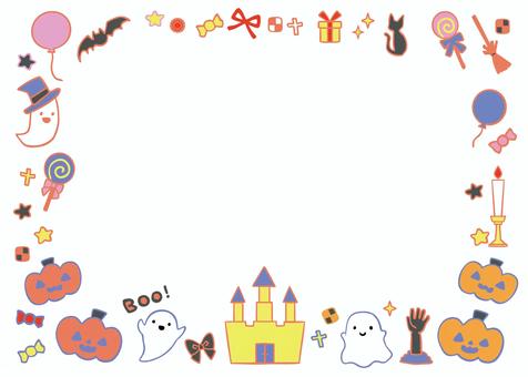 Fun Halloween frame, autumn, halloween, frame, JPG, PNG and AI