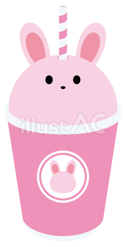 カップドリンク うさぎ