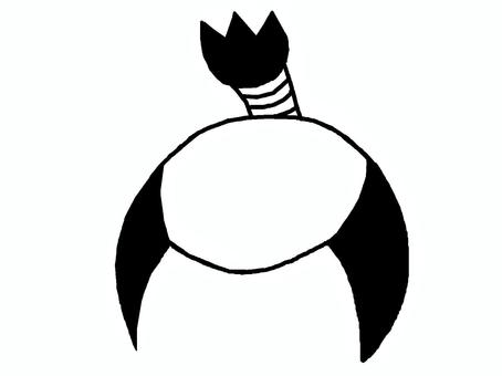 ちょんまげ ちょんまげ,かつら,髪型,江戸時代,かぶりもの,コスプレ,イラストのイラスト素材