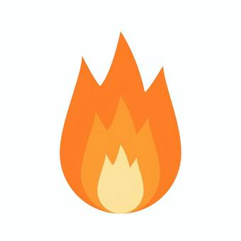 炎のマーク（オレンジ） 炎マーク,炎,火,オレンジ,橙,橙色,シンプル,火の玉,燃える,燃やすのイラスト素材