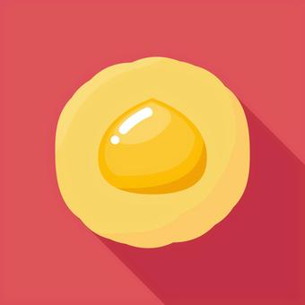 栗きんとん、おせち料理・正月の食べ物 栗きんとん,おせち,おせち料理,正月,お正月,食べ物,栗,くり,クリ,きんとんのイラスト素材