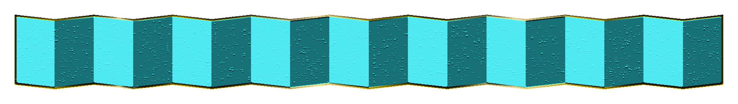 屏風のような和風のテロップベース（水色） テロップベース,テロップ,枠,フレーム,シンプル,横長,タイトル,おしゃれ,かわいい,縁取りのイラスト素材