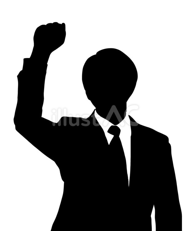 片手をあげる男性 スーツ,男性,サラリーマンのイラスト素材
