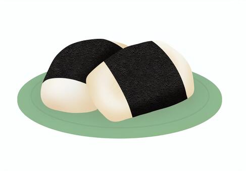 海苔もち 餅,焼き餅,切り餅,新年,正月,焼き色,焼き目,和,冬,食べ物のイラスト素材