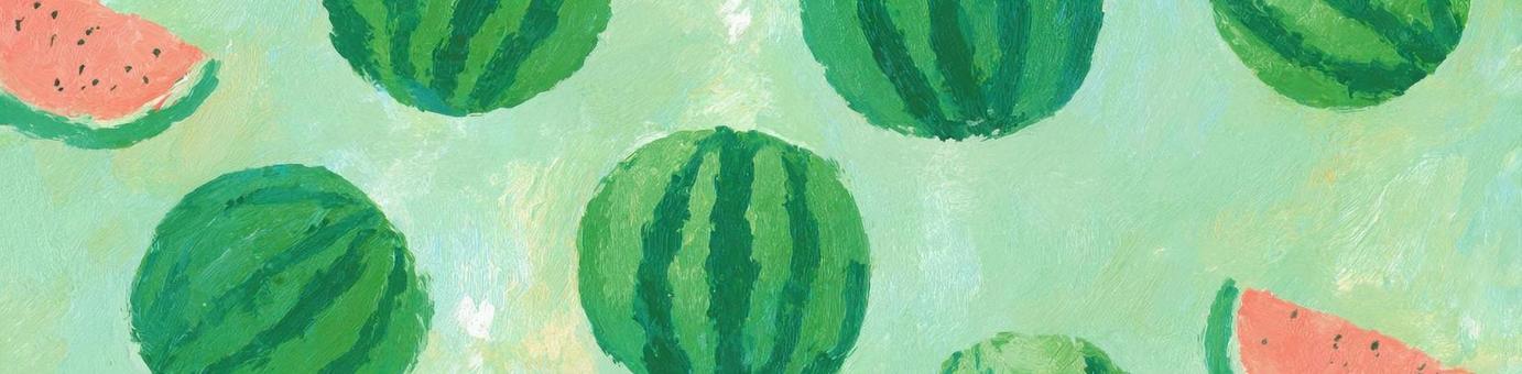 スイカ模様のヘッダー_1