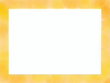 水彩タッチのフレーム 色,カラフル,フレーム,枠,四角,名札,名前,長方形,飾り枠,見出しのイラスト素材