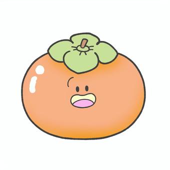 柿の手描きイラスト3 柿の手描きイラスト3 柿,フルーツ,秋,手描き,挿絵,単品,シンプル,果物,食べ物,かきのイラスト素材