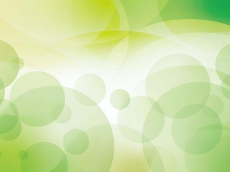 幻想的な水玉が浮かぶ緑色抽象背景 背景,水玉,緑,泡,抽象的,グラデーション,グリーン,光,自然,エコのイラスト素材