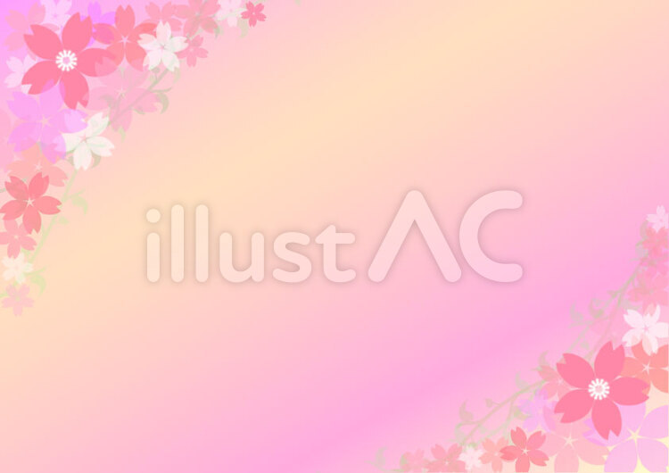 桜の花 桜,4月,桜の花のイラスト素材