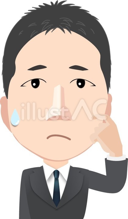 短髪サラリーマン困る