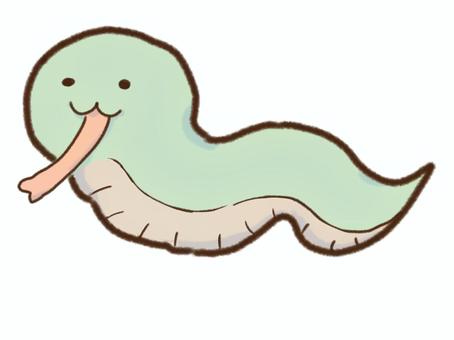 ゆるいへび へび,爬虫類,動物,ヘビ,巳,蛇,巳年のイラスト素材