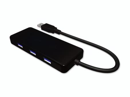 USBハブ usbハブ,usb,usbポート,機器,便利,増設のイラスト素材
