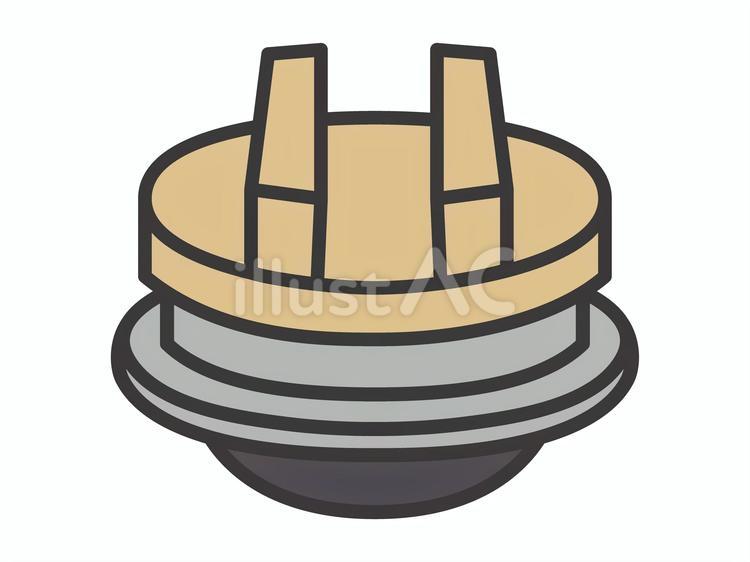 羽釜01 羽釜,炊飯,調理器具のイラスト素材