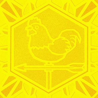 シームレスなモザイク　干支 酉　o  酉,鳥,風見鶏,鶏,トリ,干支,正月,年賀状,背景素材,バックグラウンドのイラスト素材