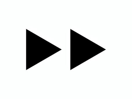 次へ 矢印,案内,次,お知らせ,あしらい,早送り,三角のイラスト素材
