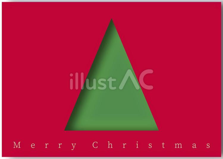 クリスマスイメージ クリスマス,クリスマスツリー,赤のイラスト素材