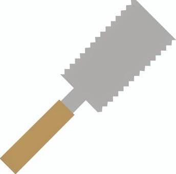 鋸のシンプルなアイコンイラスト 鋸,diy,刃,切断,工具,木工,工務店,道具,ツール,両刃鋸のイラスト素材