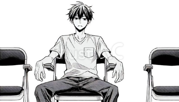 無気力な人 人,日本人,男のイラスト素材