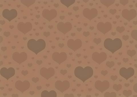 バレンタインのハートの背景、ブラウン バレンタインのハートの背景、ブラウン バレンタイン,背景,フレーム,ハート,バレンタインデー,バレンタインカード,2月,冬,枠,飾り枠のイラスト素材