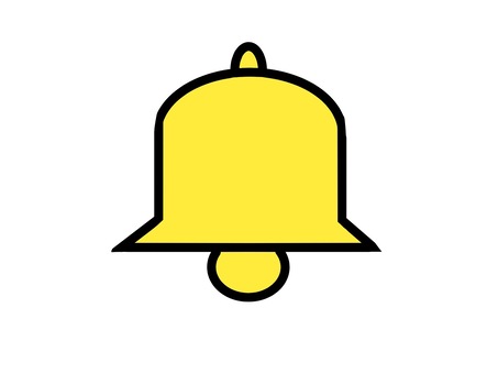 Illustration, bell, icon, simple, JPG and PNG