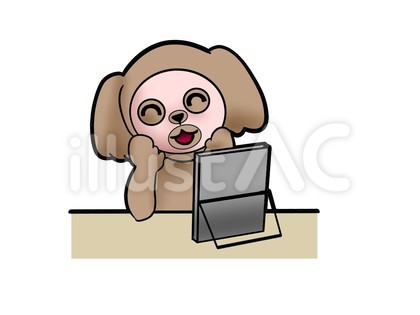 美容パックをする犬