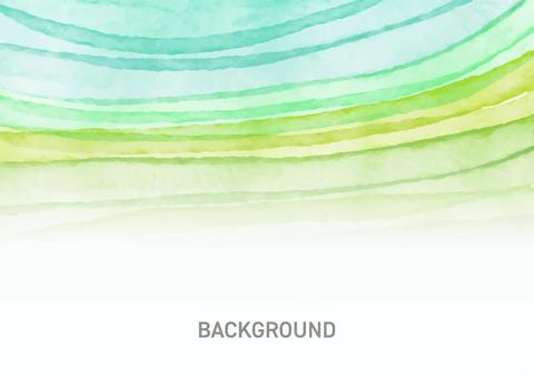 Illustration, green, blue, gradation, 