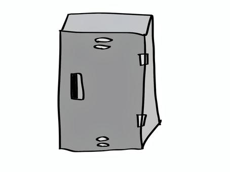 手書きロッカー ロッカー,学校,職場,手書き,可愛い,灰色のイラスト素材