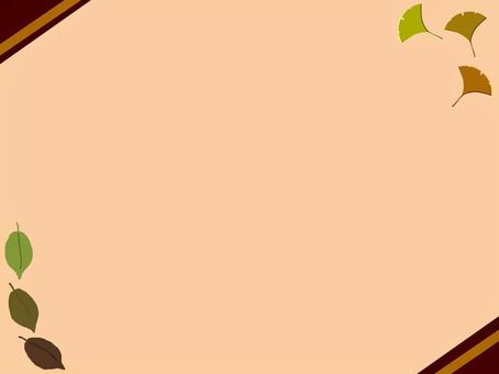 秋イメージのフレーム