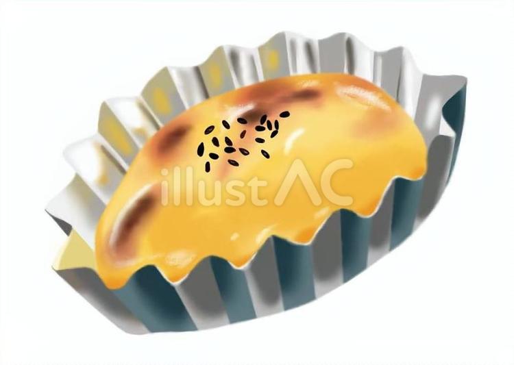 秋の味覚　サツマイモ　スイートポテト スイートポテト,さつまいも,根菜のイラスト素材