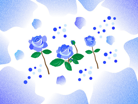 青いバラ 青,バラ,背景,素材,模様,粒状,壁紙,グラデーション,ザラザラ感のイラスト素材