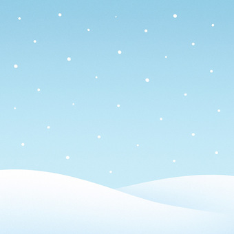 雪の丘と青空のシンプルな冬景色背景 冬,雪,丘,青空,水色,背景,シンプル,冬景色,自然,テキストスペースのイラスト素材