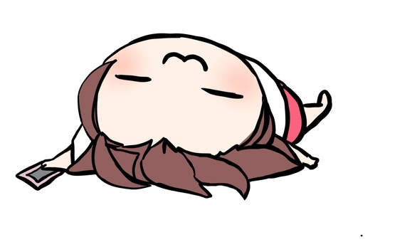 ゴロゴロだらだら ゴロゴロ,ダラダラ,お昼寝,人間,デフォルメのイラスト素材