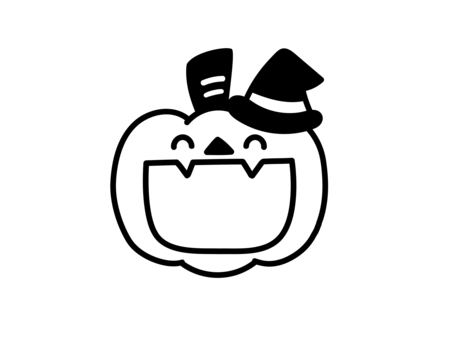 ハロウィンイラスト06 ハロウィン,かぼちゃ,秋,10月,イベント,小学校,幼稚園,保育園,行事,アイコンのイラスト素材