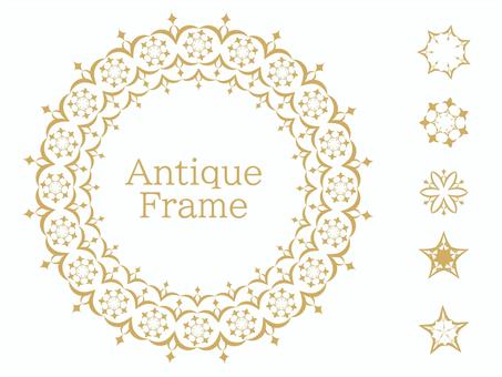 antique frame, antique frame, antique, frame, circle,