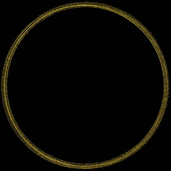 シンプルなゴールドのアイコンリング ゴールド,金,アイコン,リング,アイコンリング,手書き,手描き,フリー,無料,かわいいのイラスト素材